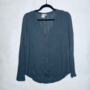 Lightweight Steel Blue Sweater